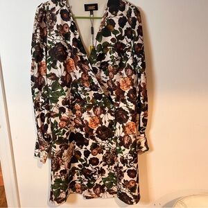 Alexia Admor dark floral dress nwt size 12